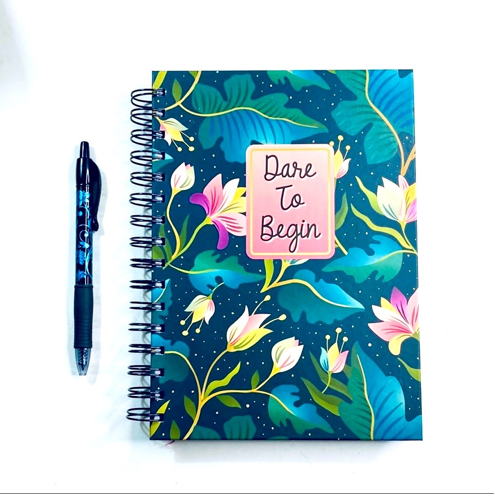 Dare to Begin Writer's Journal Floral Design Book